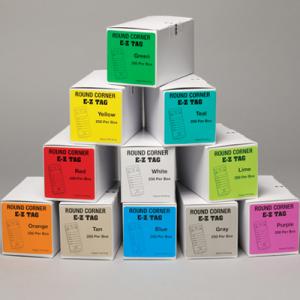 Round Corner Self-Laminating Key Tags