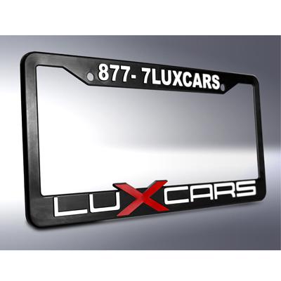 Raised Letter Plastic License Frames